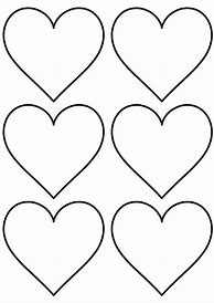 Image result for 4 Printable Heart Template