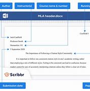 Image result for How to Format a Header