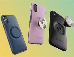Image result for iPhone X Otterbox with Popsocket