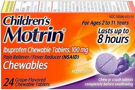 Image result for Children's Motrin Ibuprofen