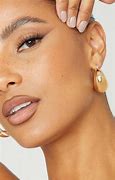 Image result for Chunky Gold Earrings