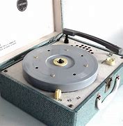Image result for Vintage Portable Record Player Symphonic