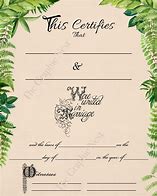 Image result for Marriage Certificate Cover