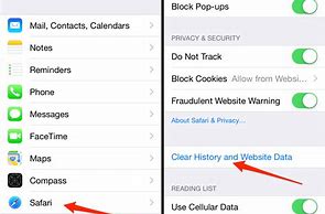 Image result for How to Clear Browser History iPhone