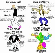 Image result for Chad No Vape Meme