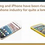 Image result for iPhone and Samsung Phone
