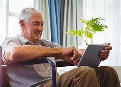 Image result for Old Man On an iPad