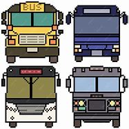 Image result for School Bus Pixel Art