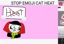 Image result for Emoji Cat Heat