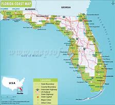 Image result for South Florida Coast Map