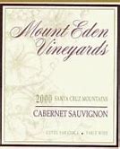 Image result for Mount Eden Cabernet Sauvignon Saratoga Cuvee