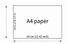 Image result for What Is Size of A4 Paper