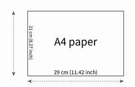 Image result for A4 Paper Size Template