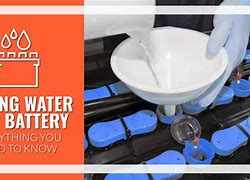 Image result for Water Content in Batteries