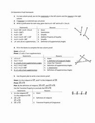 Image result for Geometry Proofs Worksheets with Answers