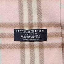 Image result for Burberry Scarf Label