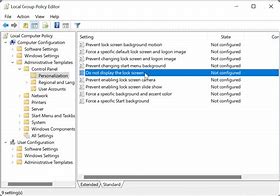 Image result for Disable Lock Screen Windows 11