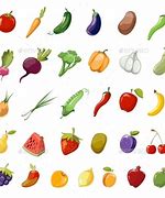 Image result for Fruit Vegetable Cartoon