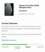 Image result for iPhone 11 Pro Order Screen Shot