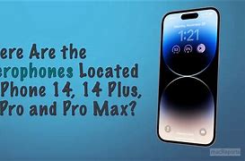 Image result for Where Is iPhone 14 Pro Max Mircophone