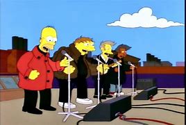 Image result for Be Sharp Beatle Walk Simpsons
