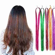 Image result for Tinsel Hair Clips