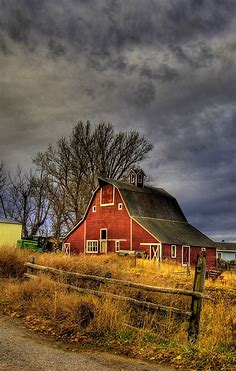 Red Barn | hdr of a red barn in Ammon, Idaho. Suggestions an… | Flickr