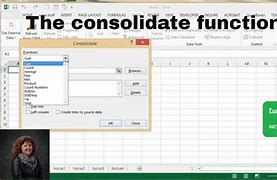 Image result for How to Use Consolidate in Excel