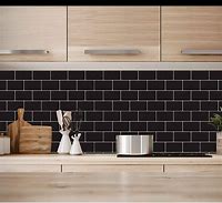 Image result for Black Glass Tiles for Backsplash