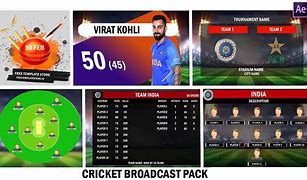 Image result for Cricket TV. Broadcast Graphic Template