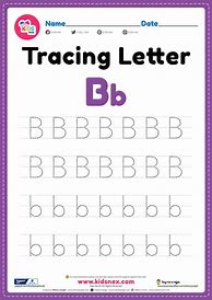 Image result for Preschool Worksheets Alphabet Tracing Letter B