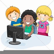 Image result for Children Computer Clip Art