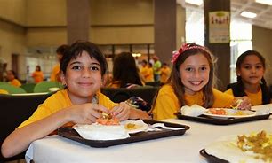 Image result for Children Eating School Lunch