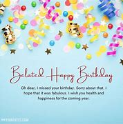 Image result for Happy Belated Birthday Susan