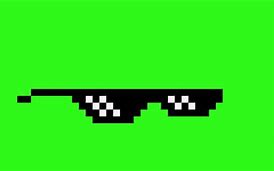 Image result for Pixel Glasses Greenscreen