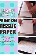 Image result for Printing On Tissue Paper