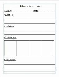 Image result for Science Experiment Template