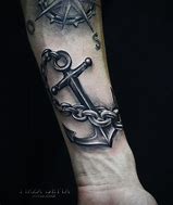Image result for Anchor with Chain Tattoo