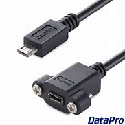 Image result for Panel Mount Micro USB Extension Cable