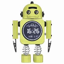 Image result for Alarm Clock Robot with Eyes
