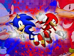Image result for Sonic vs Knuckles Wallpaper