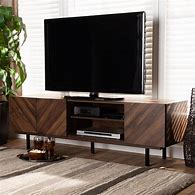 Image result for Mid Century Wooden TV Cabinet