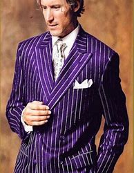 Image result for Purple Pinstripe Suit