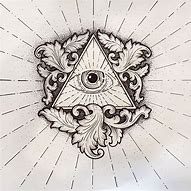 Image result for All Seeing Eye Tattoo Flash