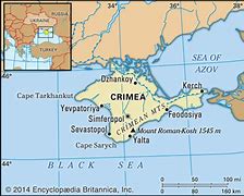 Image result for Invasion of Crimea Ukraine Map