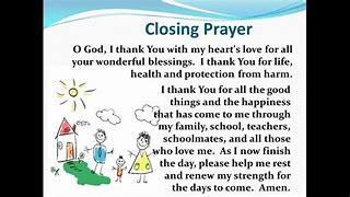 Image result for Closing Prayer for a Meeting