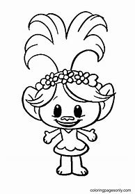 Image result for Princess Poppy Trolls Coloring