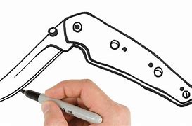 Image result for Kids Drawing of Pocket Knife
