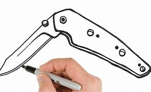 Image result for How to to Drawing a Pocket Knife
