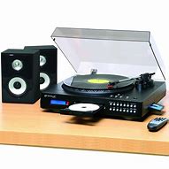 Image result for Turntable with CD Burner